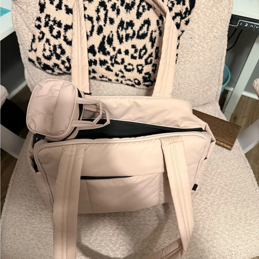 Calpak Soft Pink Luka mini duffel Travel Bag - Picture 2 of 3